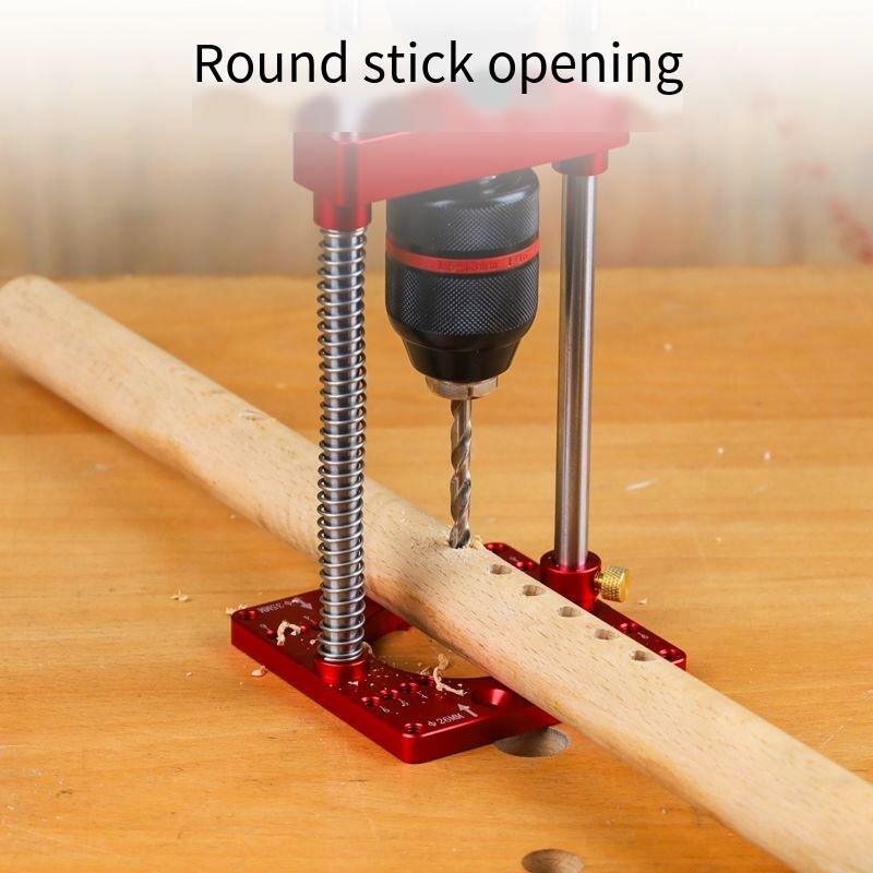 Multifunctional Woodworking Drilling Tool for Power Drills, 3-75mm Thickness, 26/35mm Hinge Holes, Adjustable Settings