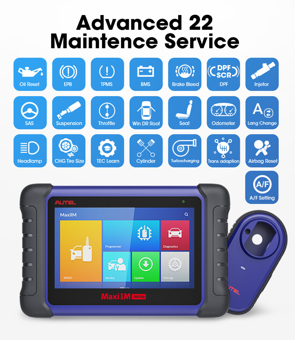 OBDII Scaner IM508 Auto IMMO Key Scan Programming Tool Car Diagnostic Machine