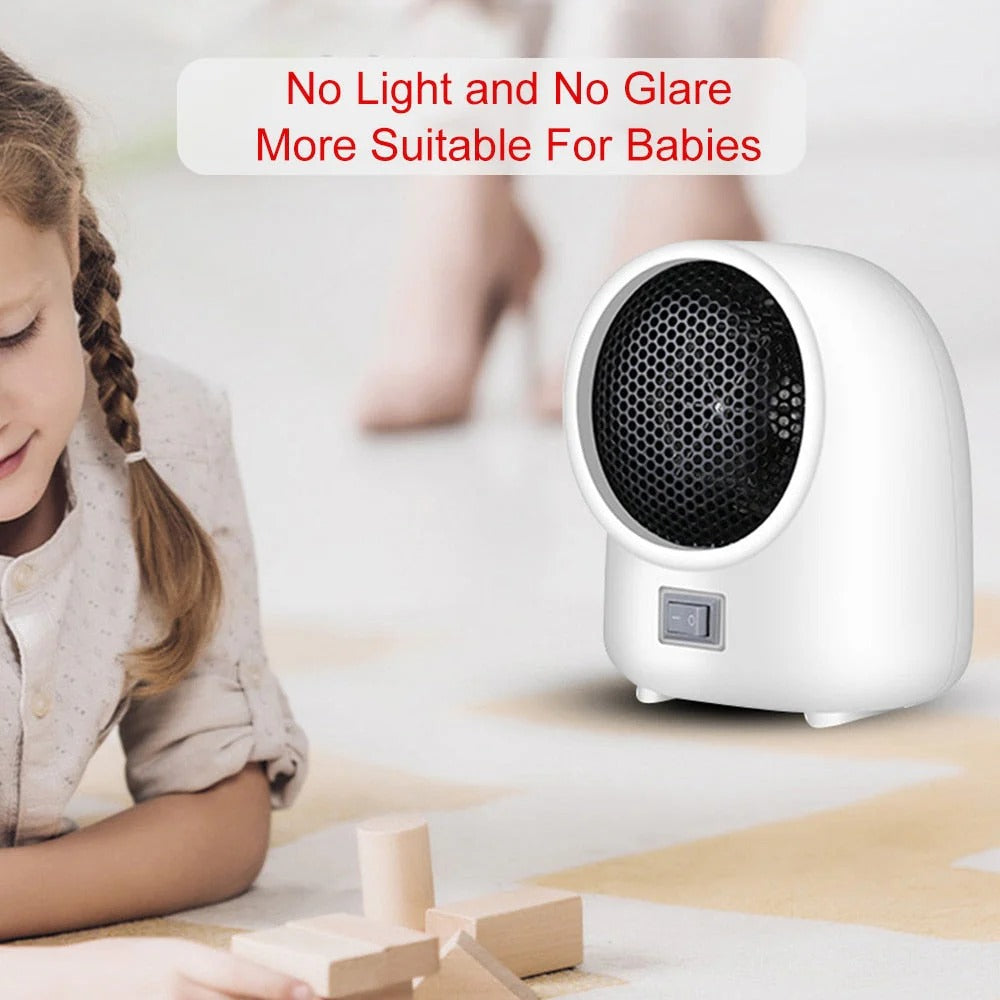 500W Portable Mini Ceramic Space Heater Fan