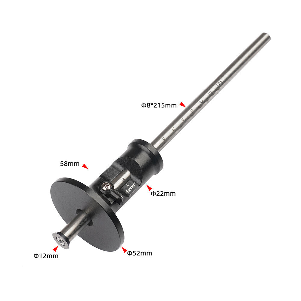 Jig Wheel Marking Gauge Tool Set for Woodworking - Precision Measuring & Marking, Durable Aluminum & Stainless Steel