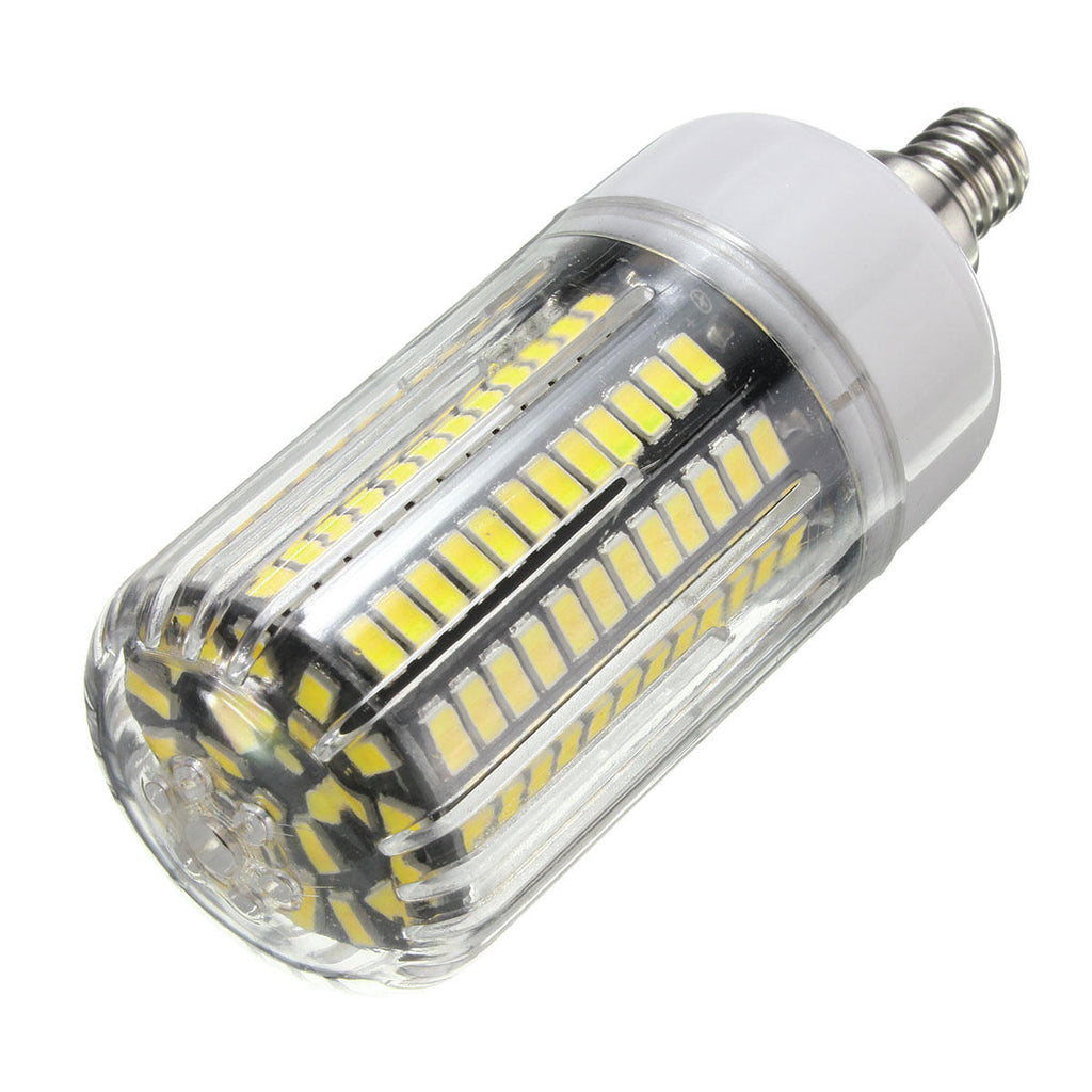 E27 E12 E14 B22 12W 140 SMD 5730 Fireproof Shade LED Warm White White  Cover Corn Bulb AC220V
