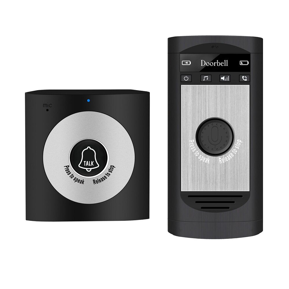 2.4GHz Home Wireless Intercom Doorbell Indoor Outdoor Walkie-talkie Support Two-way Radio Intercom