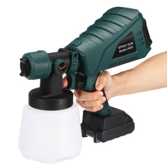 Cordless Paint Sprayer Electric Powerful Spray Gun Adjustable Valve Knob for Painting Fit Makiita