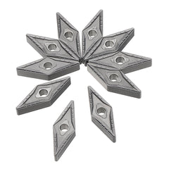 10pcs VNMG160408-TC NX525 Carbide Insert for Lathe Turning Tool Holder