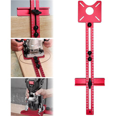 4 in 1 Router Milling Groove Bracket - Premium Aluminum Alloy, Versatile Design, Precise Cuts for Woodworking Projects