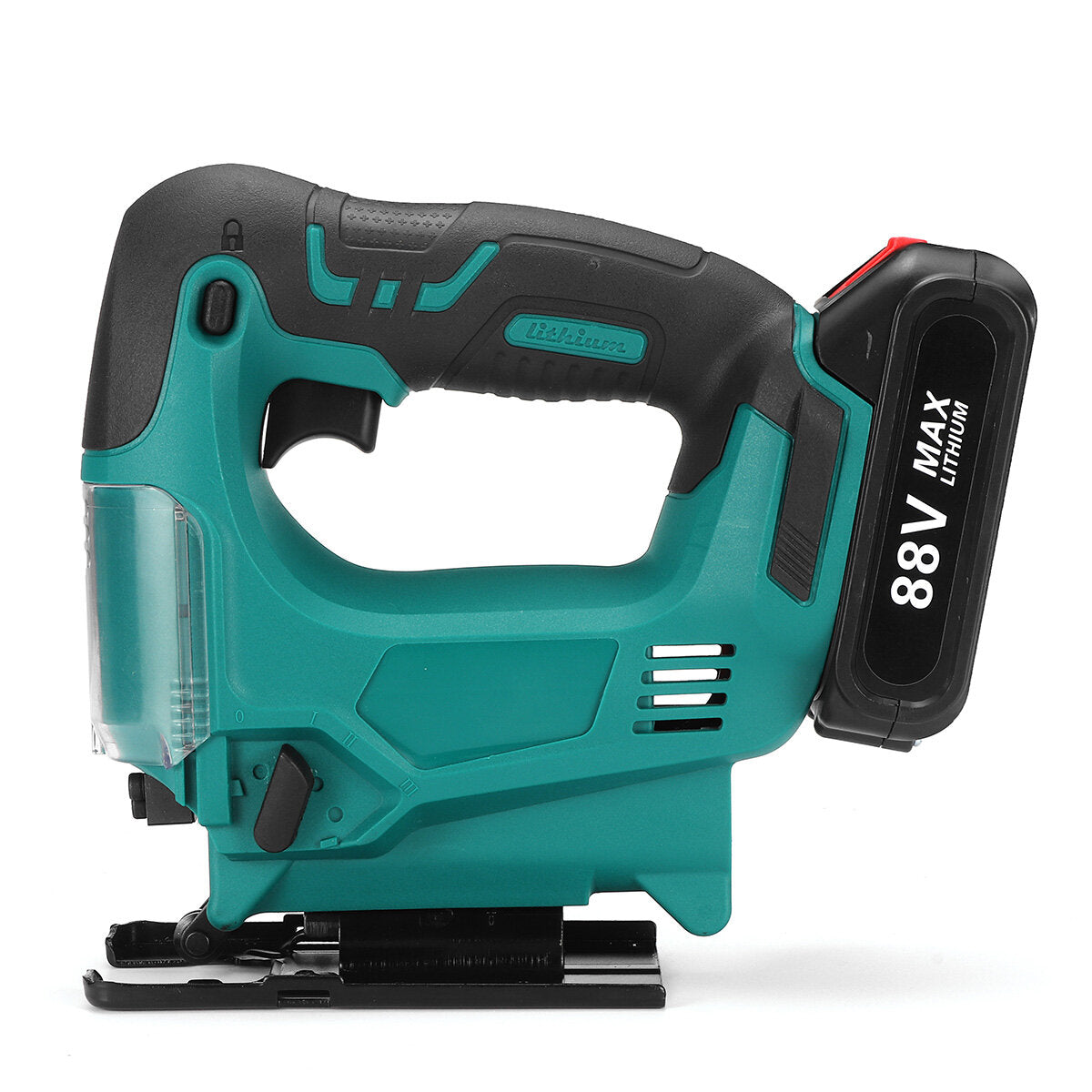 88VF Wireless Electric Jig Saw Rechargeable Portable Woodworking Wood Plastic Aluminium Cutting Tool 4 Adjustable Cutting Angle