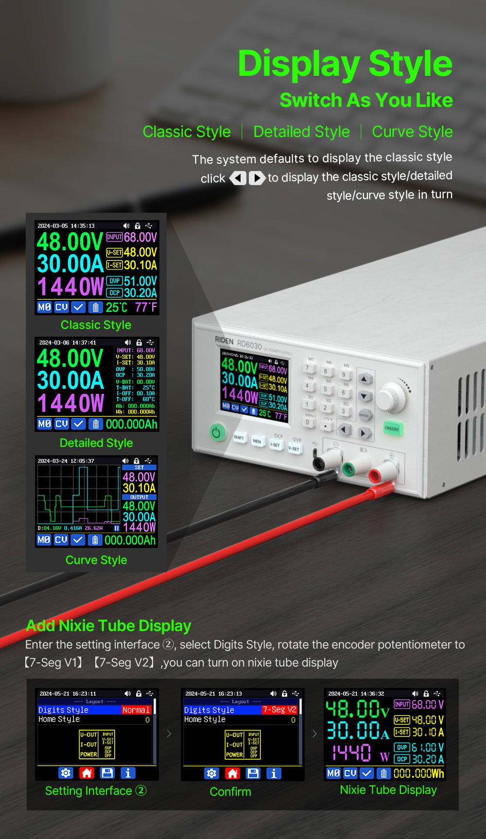 Assembled Set 60V 30A DC Voltage Step-down Stabilized Lab Power Supply Module Buck Adjustable Converter Battery Charging