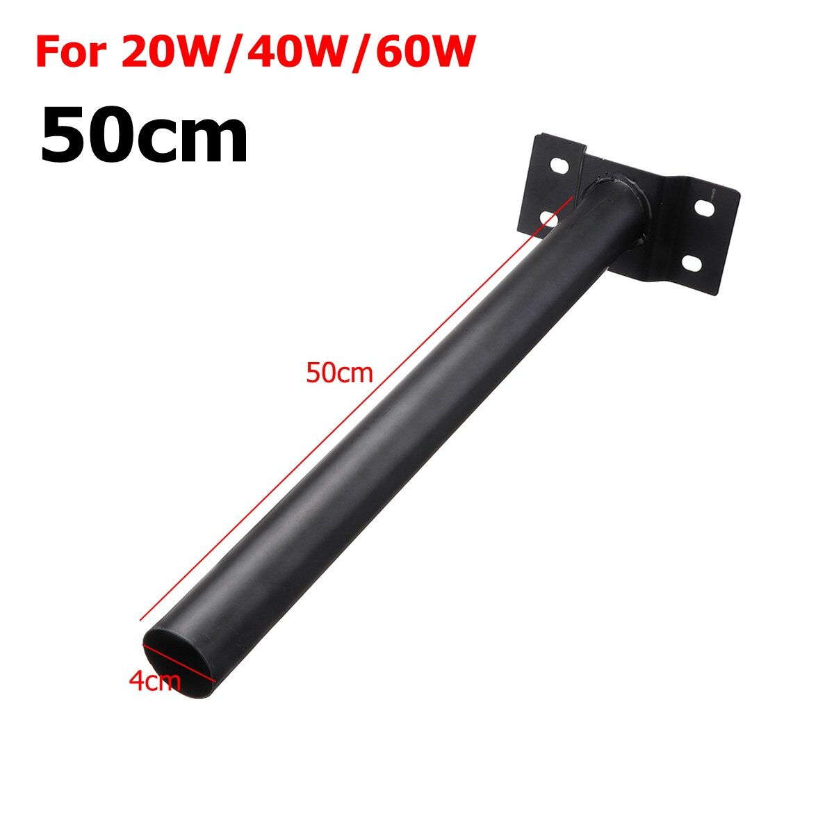 50cm/40cm Wall Mounting Pole for LED Solar Street Light Wall Lamp
