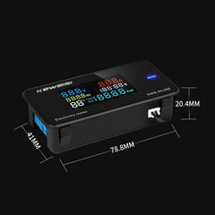 AC 50~300V 20A/100A Digital Electricity Meter Voltmeter Ammeter With CT Power Current Voltage Temperature Measurement
