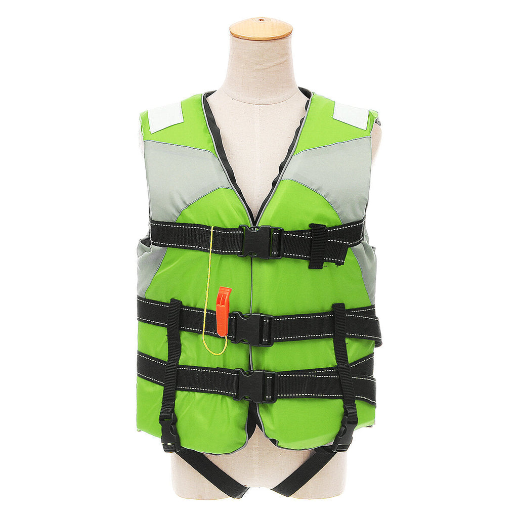Reflective Adult Life Jacket Vest Professional Fully Enclosed Water Sports Safty Aid Swimwear Fishing Vest