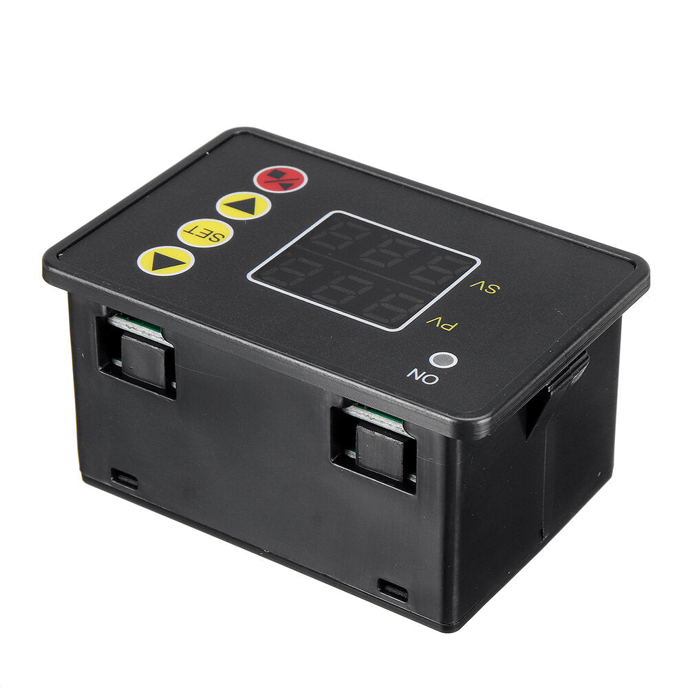 5Pcs T2310 DC12V Programmable Digital Time Delay Switch Relay T2310 Normally Open Timer Control Module 0-999S/Min/Hour