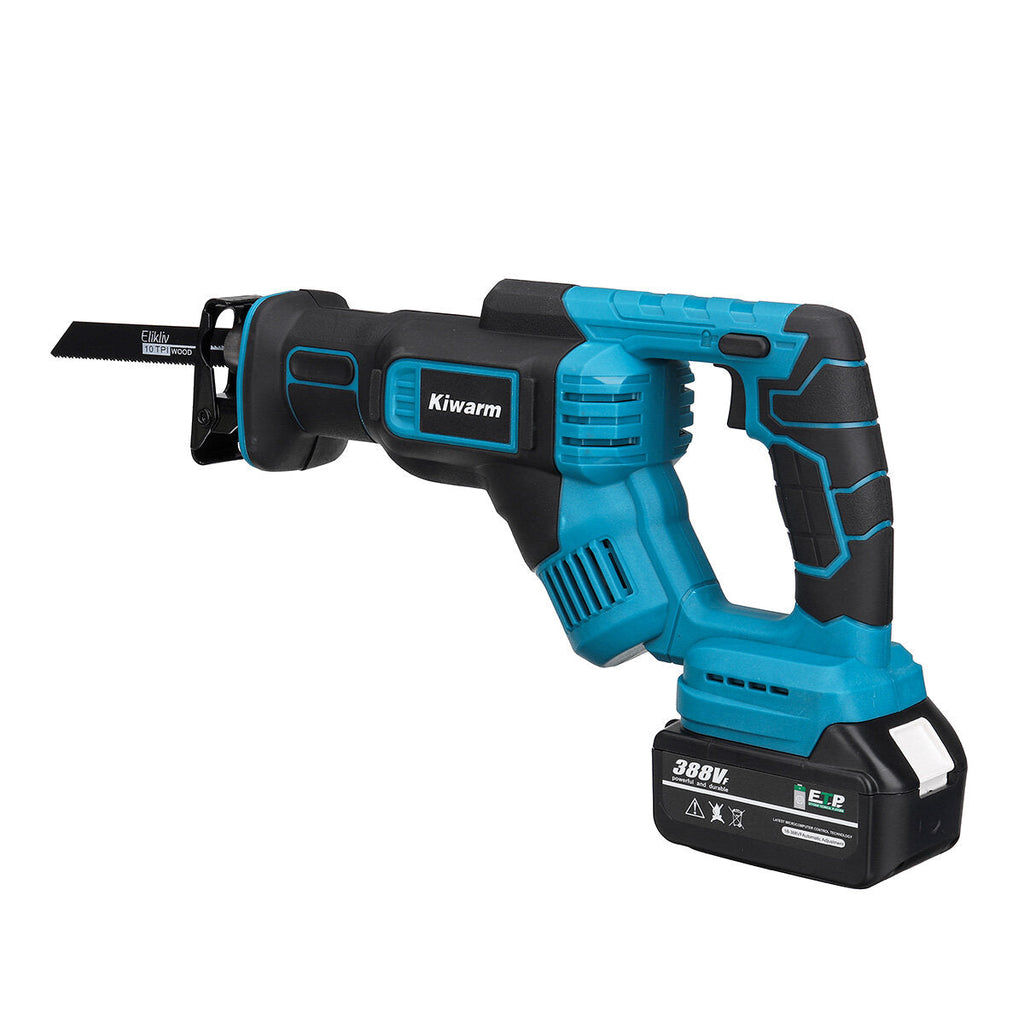 388VF Reciprocating Saw Wood Sawing Tool with Cutting Blades for Li-ion Battery