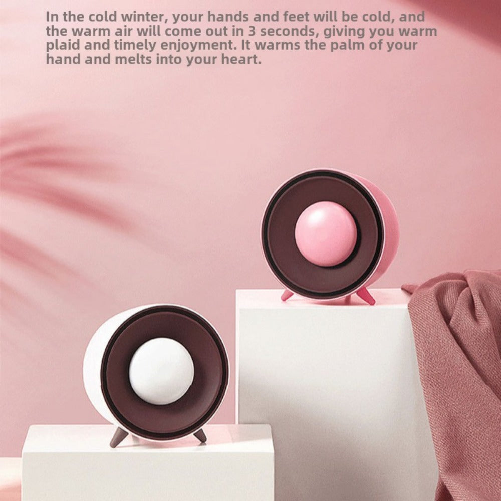 400W Mini Electric Heater for Winter - Hand Warmer for Office, Home, Bathroom