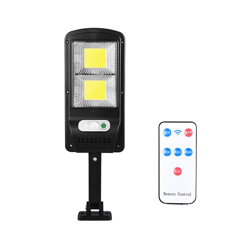 LED Solar Power Street Light PIR Motion Sensor Wall Lamp w/Remote Waterproof