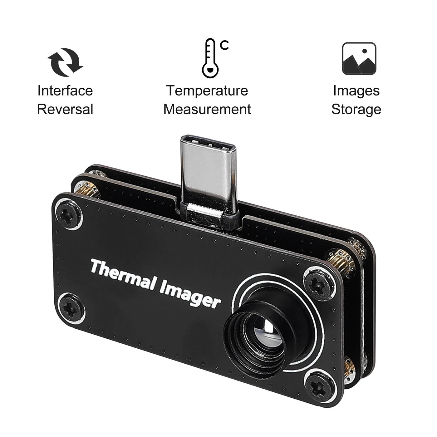 GreenZech Mobile 32 | Ultra-Portable Smartphone Thermal Camera | -20°C to 1000°C Extreme Temperature Measurement | Android Type-C Thermal Imager