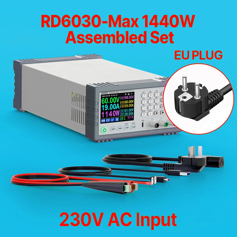 1440W Completed Set 60V 30A Digital Control Stabilized AC DC CNC Adjustable Regulated Power Supply