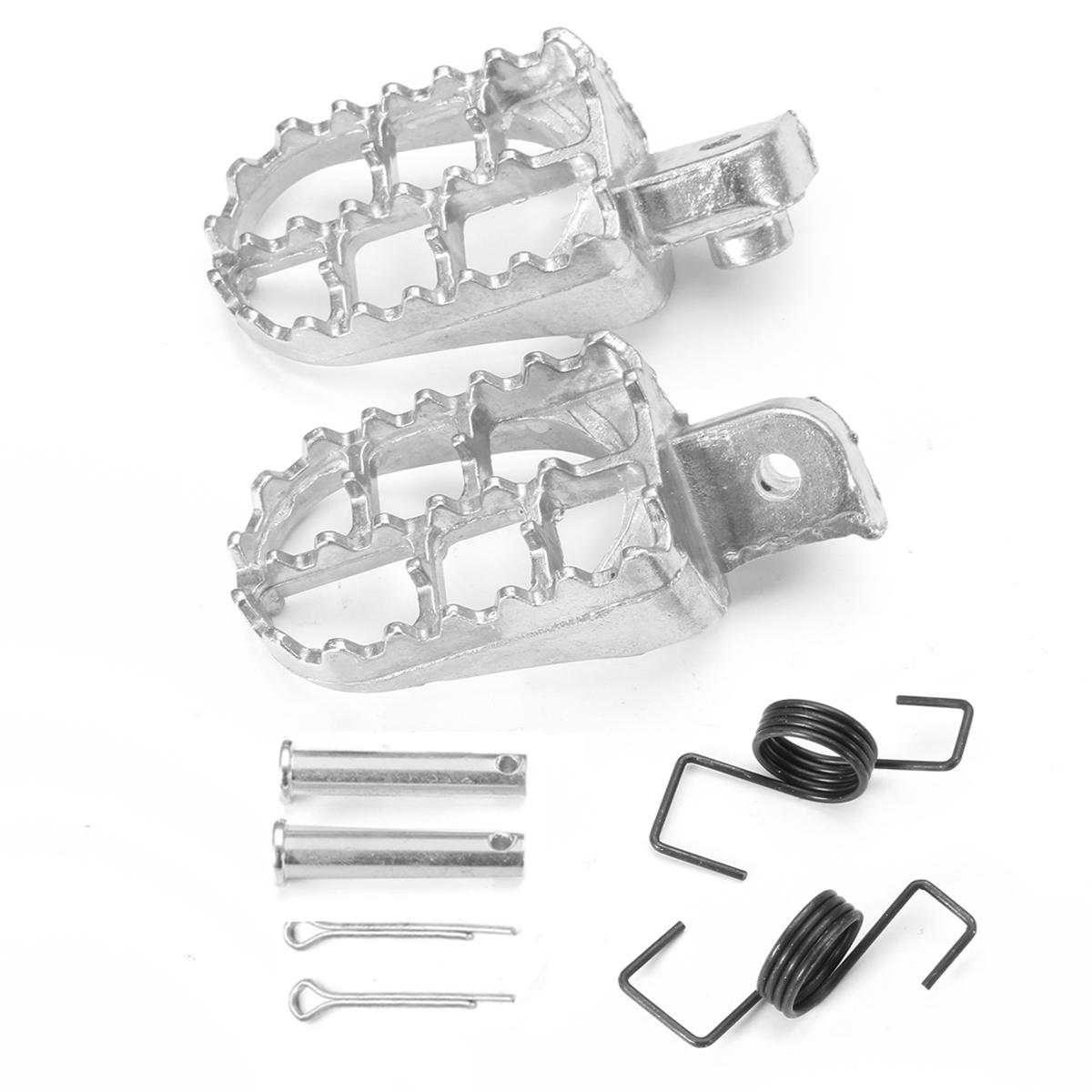 Aluminum Foot Pegs For Motocross PW50 PW80 TTR90 TW200 Pit Dirt Bike