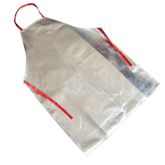 Heat Resistant Work Apron 1000 Aluminum Fabric Safety Apron High Temperature Working Thermal Radiation Aluminized Aprons