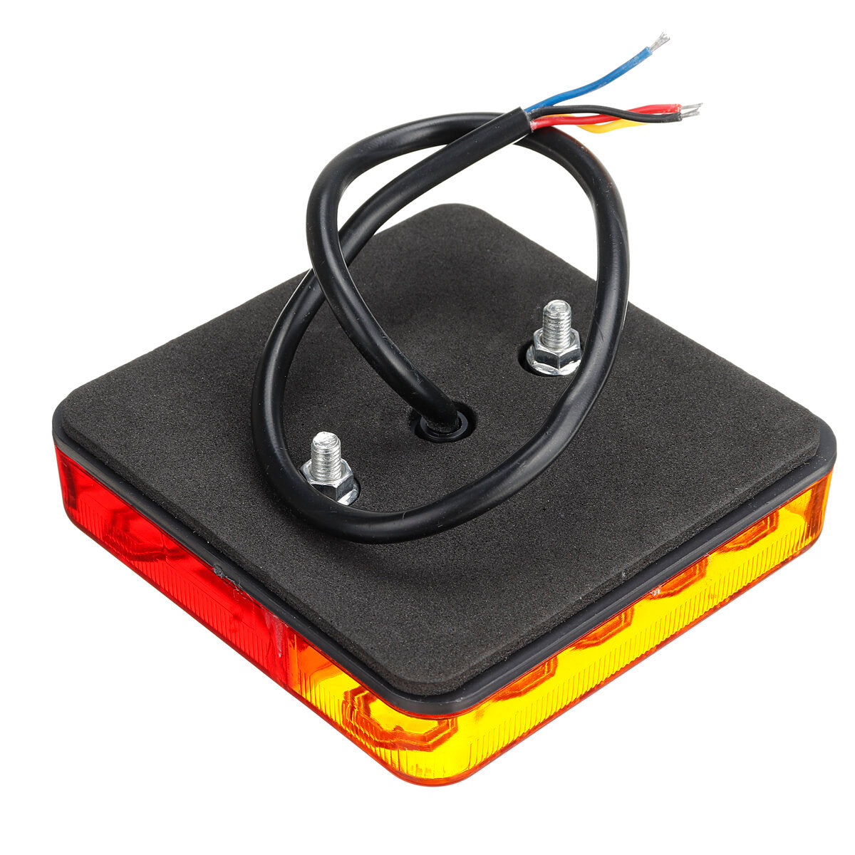 2pcs 12V/24V 10 LED Rear Tail Stop Brake Light Indicator For Boat Trailer Caravan Van