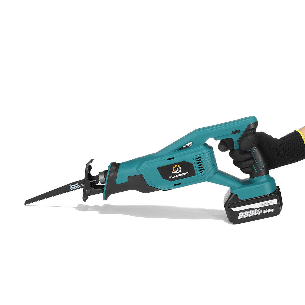 18V Cordless Reciprocating Saw 4 Blades Woodworking Cutting Tool For Makita 18V Battery
