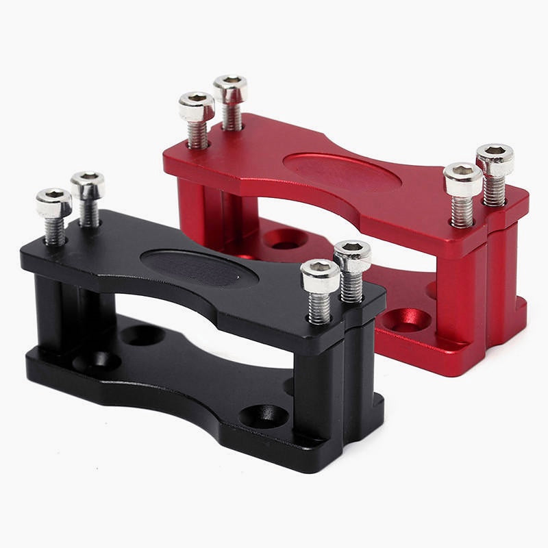 Black/Red CNC Aluminium Alloy Steering Gear Bracket