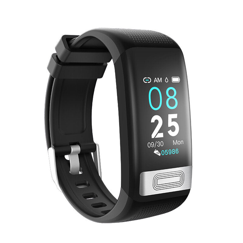 CG Heart Rate Blood Pressure Monitor 1.14inch Brightness Control USB Charging IP67 Waterproof Smart Watch