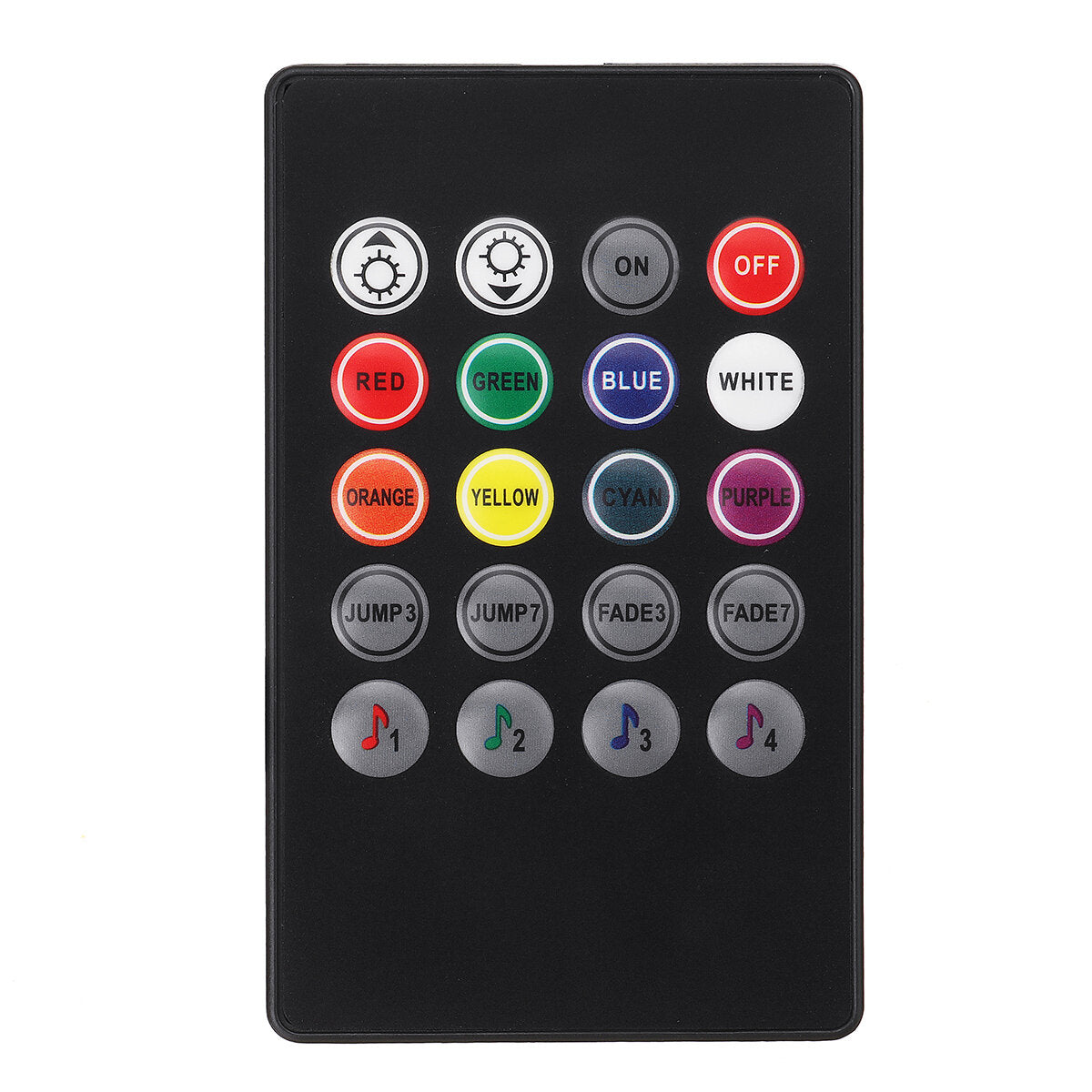 16FT 5M 2835 RGB 300LED Light Strip Waterproof/Non-waterproof Music Lamp with 20Keys Remote Control + Power Adapter