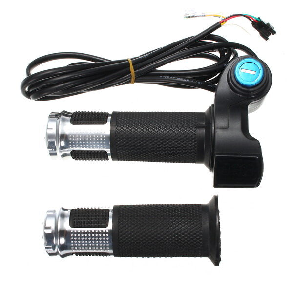 12V-84V 24V 36V 48V Scooter Electric Throttle Grip Handlebar With LED Digital Meter