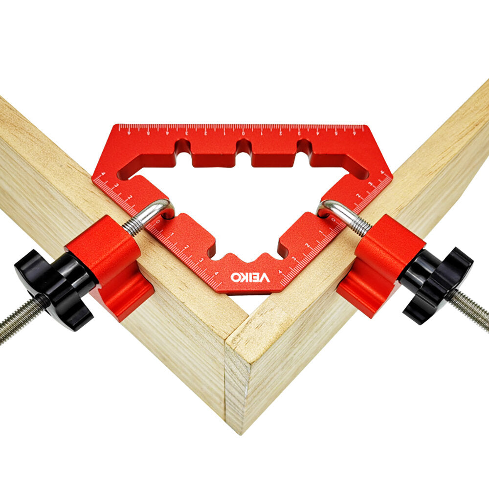Aluminum Alloy Right Angle Clamps - 45° & 90° Positioning Square for Woodworking - 2 Sets, Max Clamping 60mm