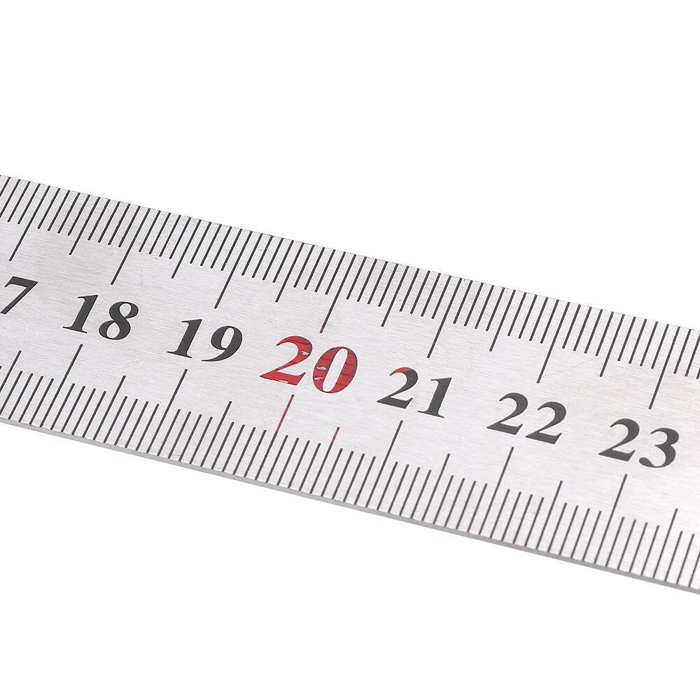 CX300-2 Adjustable 45/90 Degree Ruler - Stainless Steel & Aluminum, Precision Woodworking Tool for Accurate Measurements