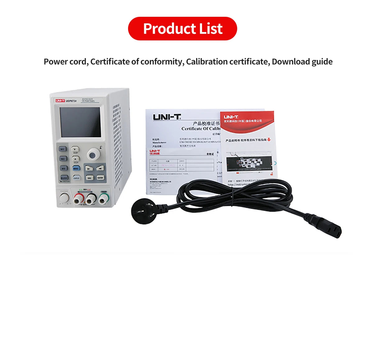 DC Power Supply 0-80V 0-15A 360W Digital Programmable Power Supply Low Ripple RS-232 Communication Adjustable Voltage and Current