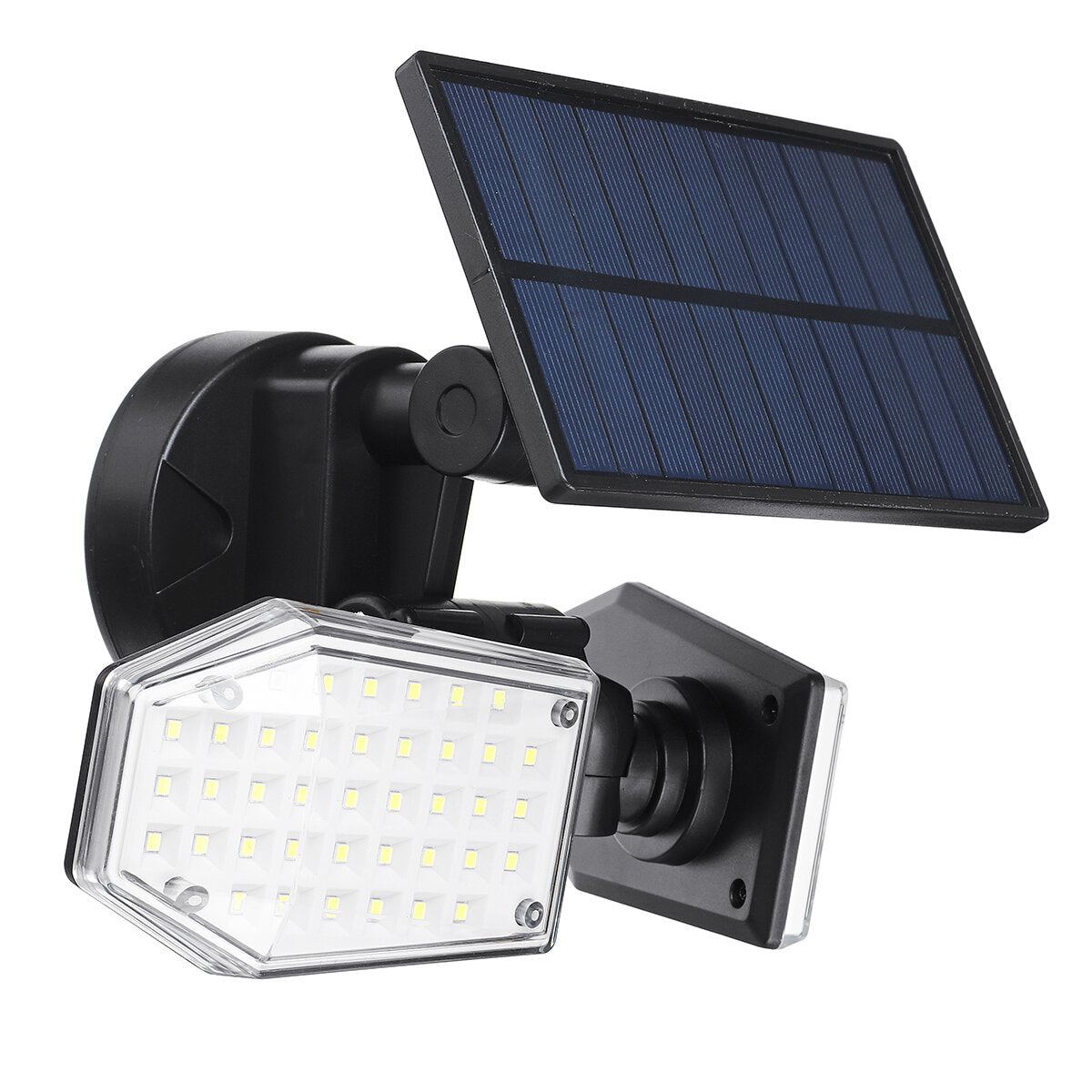 78SMD/130COB Solar Wall Light Waterproof Double Head Outdoor Garden Security Lamp
