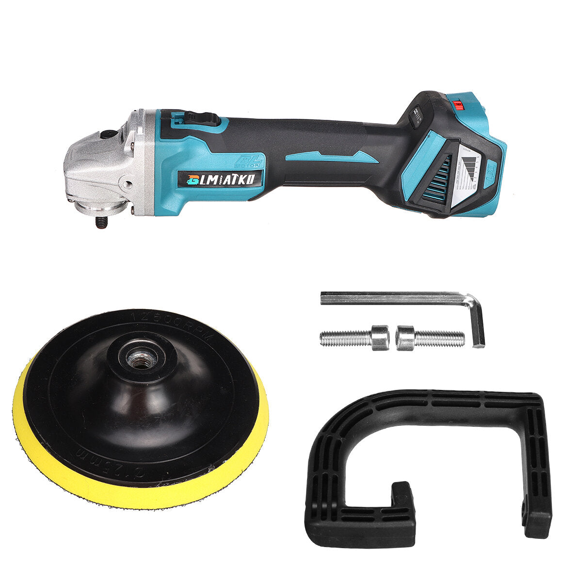 1600W 6 Gears Brushless Electric Polishing Machine Wireless Car Polisher Rechargeable Sanding Tools with/without Battery