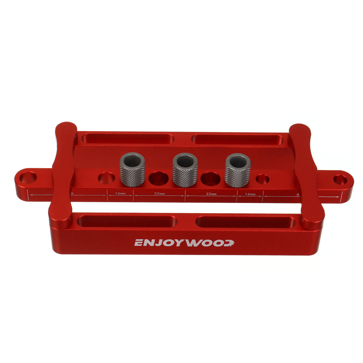 Self-Centering Doweling Jig for Woodworking - Metric & Inch Dowel Punch Locator Drilling Tool