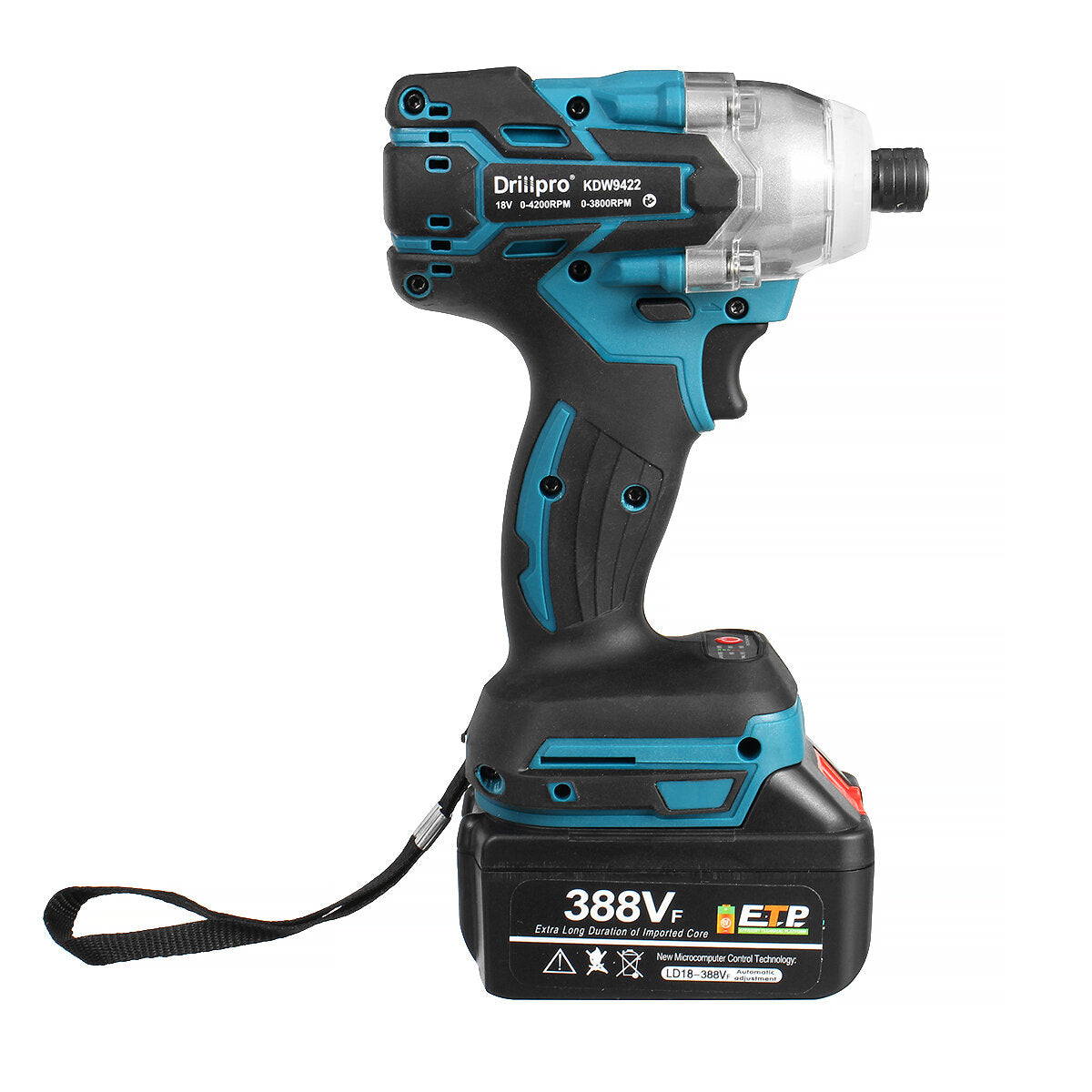 520N.M Brushless Cordless Electric Impact Wrench Rechargeable 1/2" Wrench Power Tools