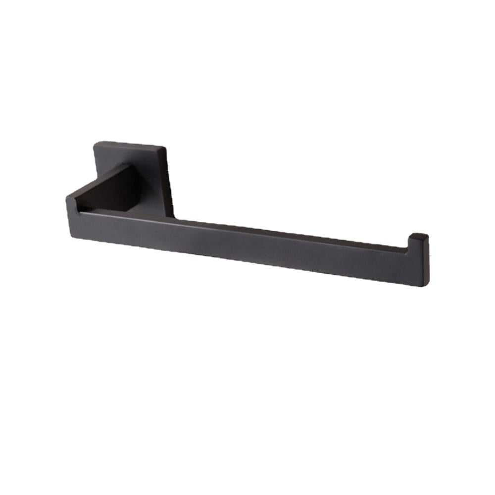Matte Black Stainless Steel Wall Towel Hook Bathroom Hanger Holder Wall Robe Rails Rack Bar
