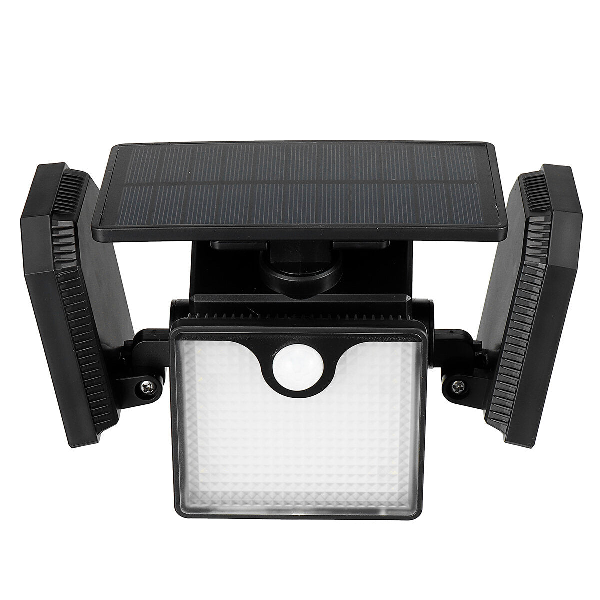1/2 Pcs 20W 230 LED Solar Power Street Light Double Head Spotlight Motion Sensor Wall Lamp Yard Path Outdoor Lighting