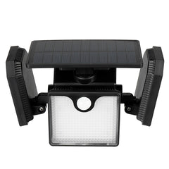 1/2 Pcs 20W 230 LED Solar Power Street Light Double Head Spotlight Motion Sensor Wall Lamp Yard Path Outdoor Lighting