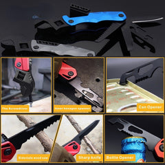 Multi Outdoor Camping Tools Adjustable Wrench/Car Multi-function Lifesaving Hammer Mini Pockets Multifunctional Tool