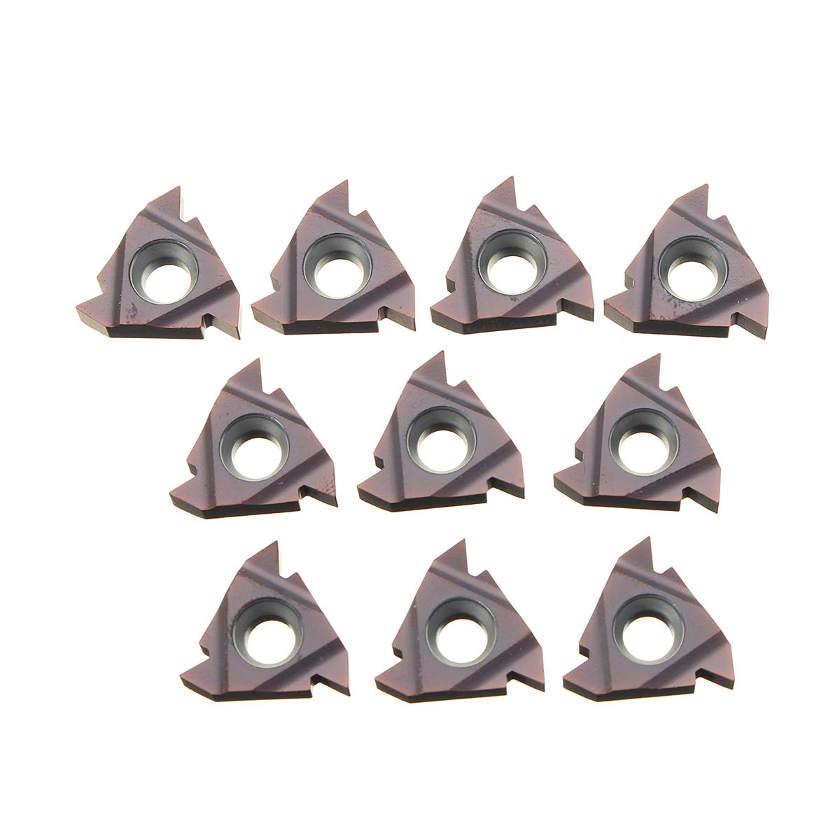 Turning Tool Holder Boring Bar with 10pcs 16ER AG60 VP15TF Inserts