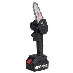 4 Inch 15000mAh Mini Electric Chain Saw Pruning Chainsaw Cordless Garden Tree Logging Trimming Saw