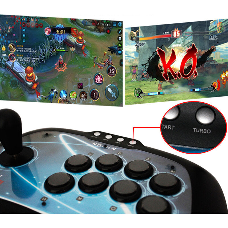 USB Wired Gamepad Game Controller Arcade Joystick Support for Android Windows TV Box Smart TV Laptop