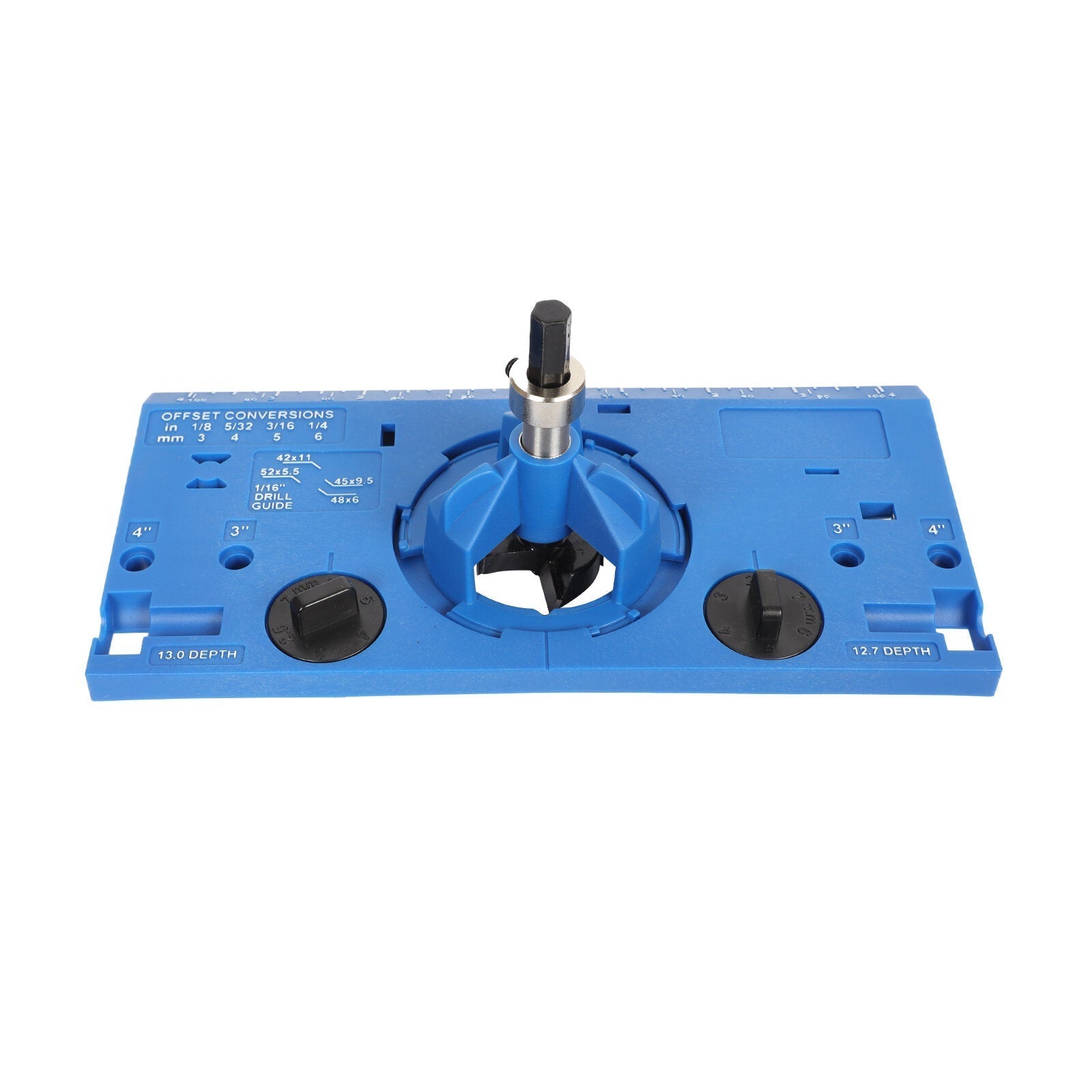 35mm Concealed Hinge Jig Drill Guide for Accurate Woodworking - Easy DIY Tool with Carbide-Tipped Bit Included