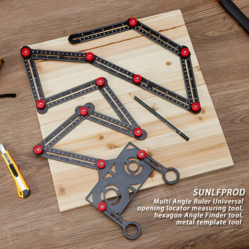 Universal Aluminum Alloy Multi Angle Measuring Ruler