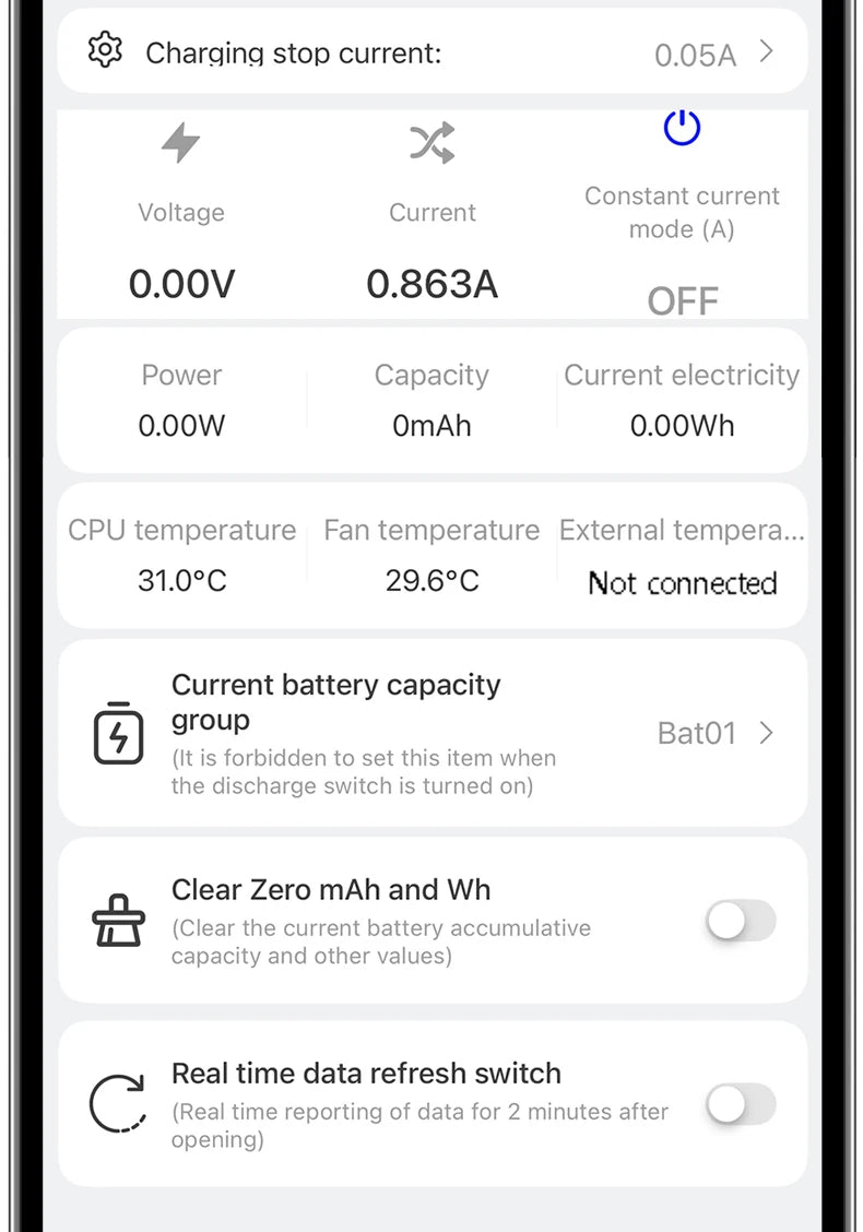 Electronic Load Tester 150/300/450/600W WiFi Tuya 0-200V 50A Battery Capacity Monitor Programmable Discharge Tool IPS Display High Precision Bluetooth Connection
