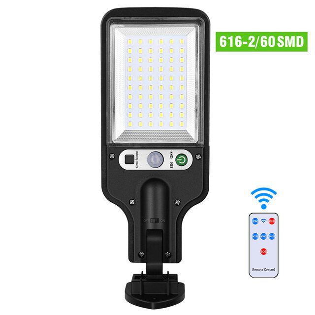 3 Light Mode LED Solar Street Light Outdoor Waterproof Motion Sensor Security Lighting for Garden Patio Path Yard