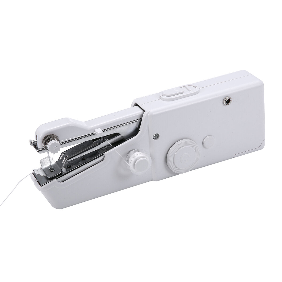 Mini Portable Sewing Machine Handheld Cordless Quick Clothes Stitch For Home Travel