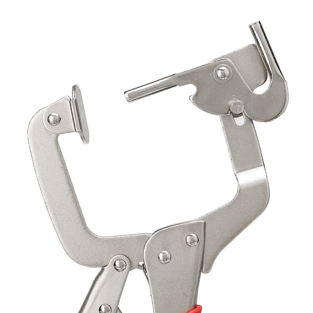 12" Versatile Woodworking Pliers - Adjustable C-Clamp, Durable Chrome Vanadium Steel, Comfortable Non-Slip Handle