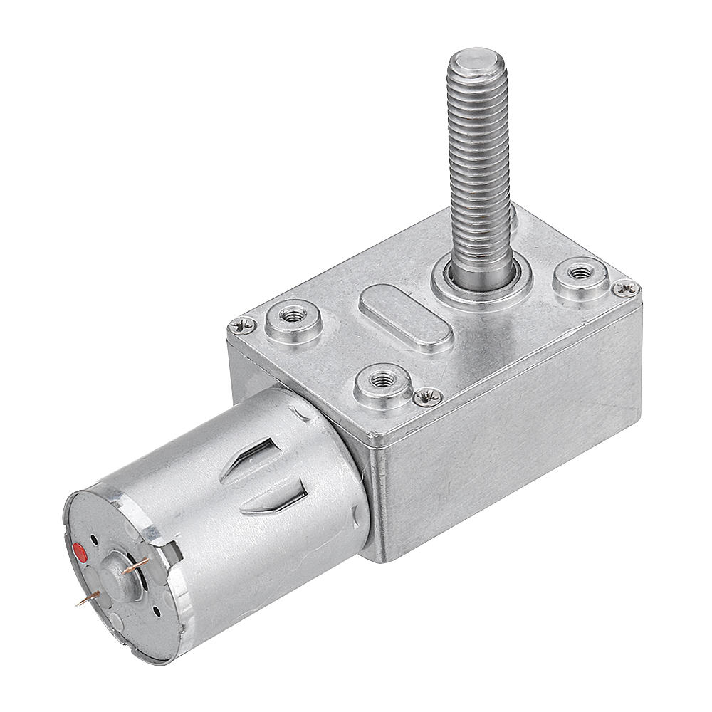 DC 24V Self-locking Worm Gear Motor 10/30/90/150RPM Gear Turbine Reduction Motor