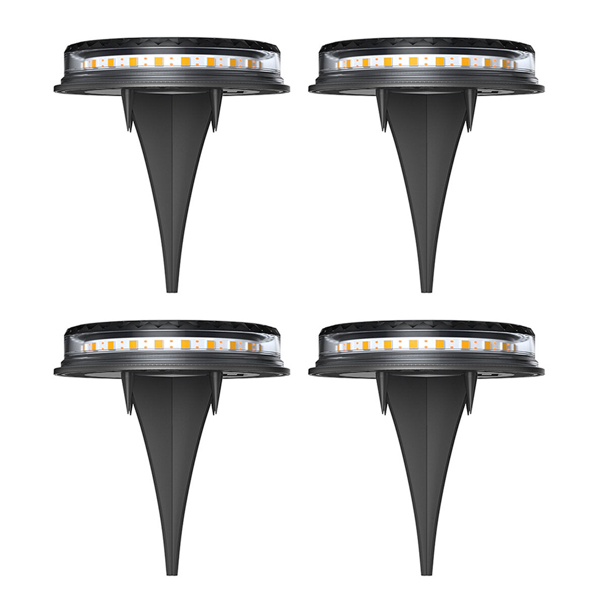 LED Solar Ground Lights Floor Decking Outdoor Garden Lawn Path Lamps Waterproof